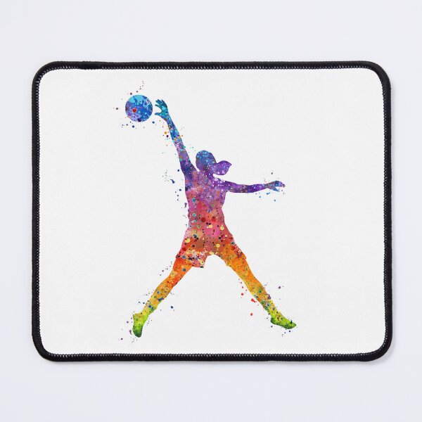 Item preview, Girl Basketball Player Air Jordan Pose Watercolor Sport Gift designed and sold by LotusGifts.