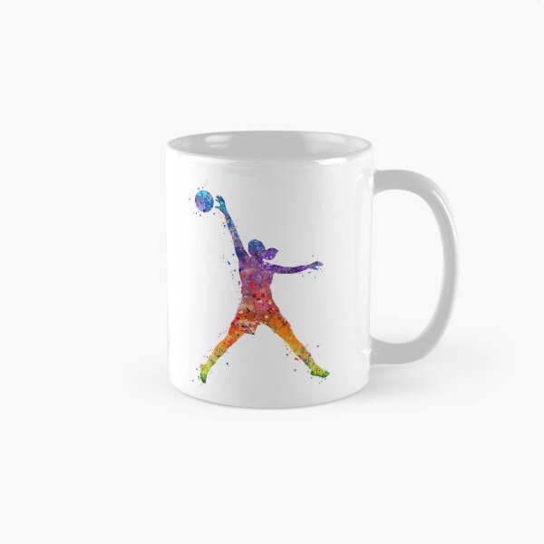 Item preview, Girl Basketball Player Air Jordan Pose Watercolor Sport Gift designed and sold by LotusGifts.