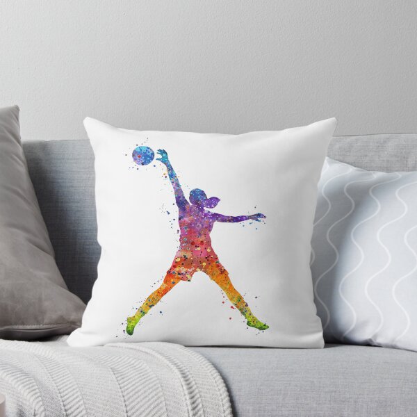 Item preview, Girl Basketball Player Air Jordan Pose Watercolor Sport Gift designed and sold by LotusGifts.