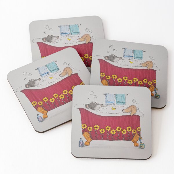 Item preview, Doggy bathtime designed and sold by Jennifer SquillaceMiller.