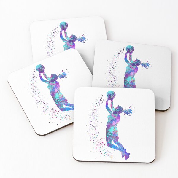 Item preview, Girl Basketball Player Shooter Watercolor Sport Gift designed and sold by LotusGifts.