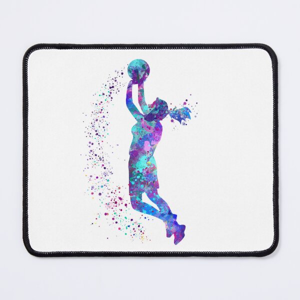 Item preview, Girl Basketball Player Shooter Watercolor Sport Gift designed and sold by LotusGifts.