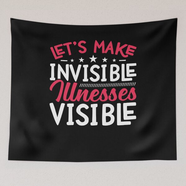 Item preview, Let's Make Invisible Illness Visible Shirt, Chronic Illness Shirt, Mental Illness Shirt, Fibromyalgia Shirt, Spoonie Shirt, Lyme Disease Tee designed and sold by aymob.