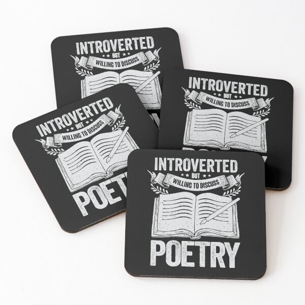 Item preview, Introverted But Willing To Discuss Poetry designed and sold by Marcid95.