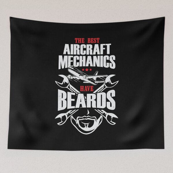 Item preview, The Best Aircraft Mechanics Have Beards designed and sold by Marcid95.