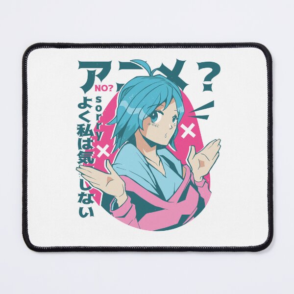Item preview, Blue Haired Anime Girl Japanese Aesthetic Classic designed and sold by AsTrooArts.