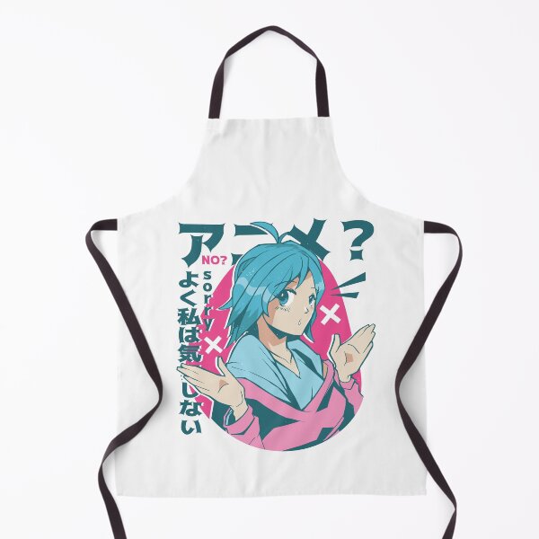 Item preview, Blue Haired Anime Girl Japanese Aesthetic Classic designed and sold by AsTrooArts.