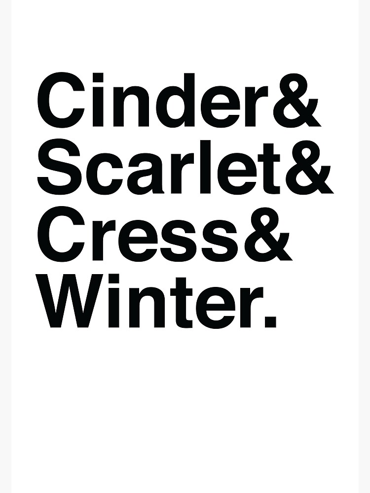 cinder scarlet cress winter