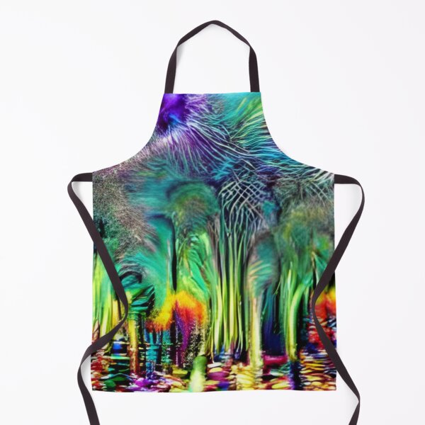 Item preview, psychedelic forest colorful trippy original art surreal designed and sold by Surrealarts727.