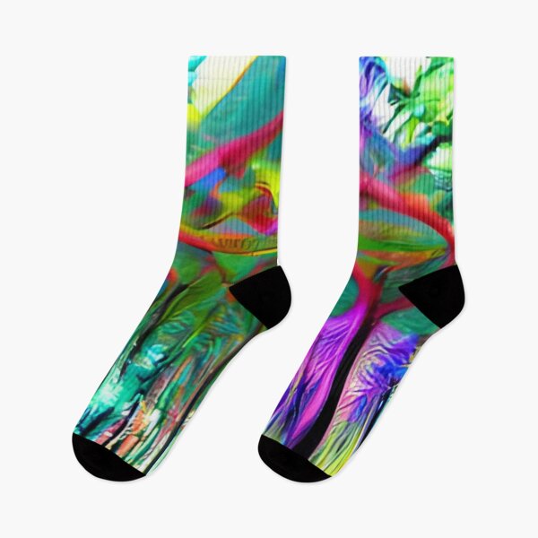 Item preview, psychedelic forest colorful trippy original art surreal designed and sold by Surrealarts727.