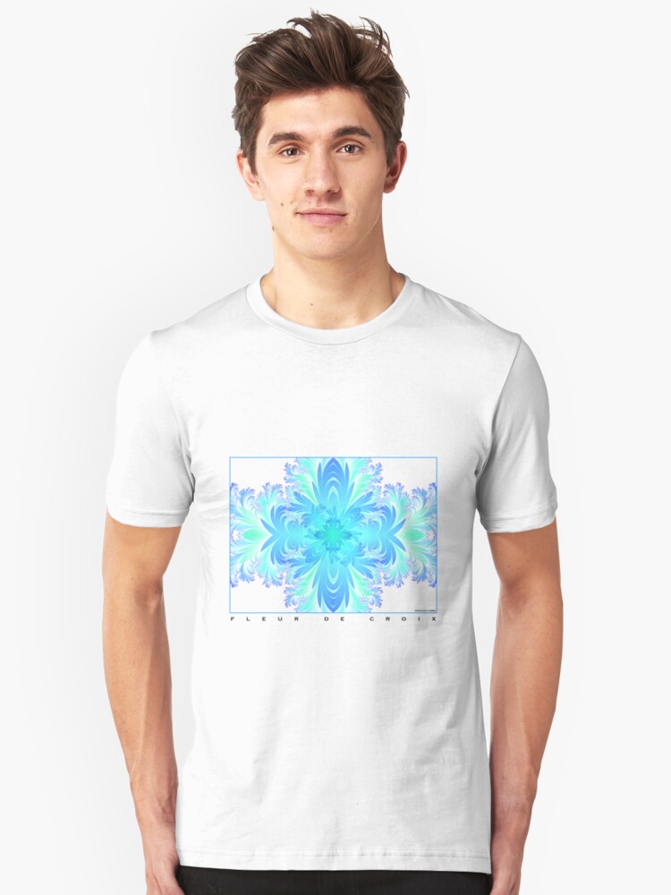 Alternate view of Fleur de Croix Aqua Slim Fit T-Shirt