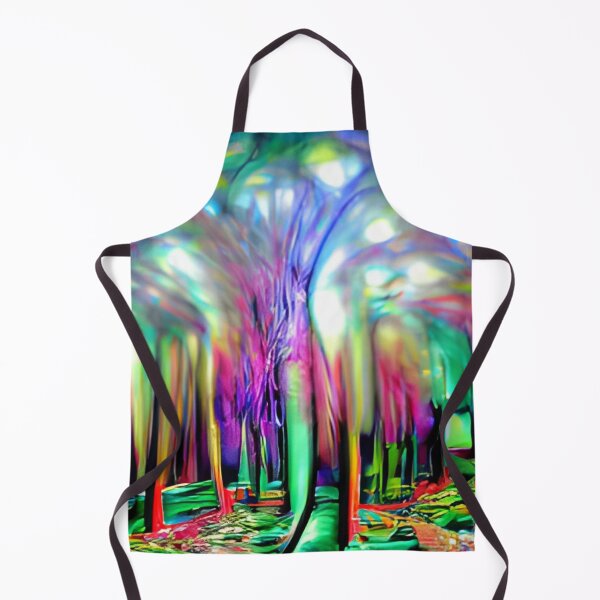 Item preview, psychedelic forest colorful trippy original art surreal designed and sold by Surrealarts727.