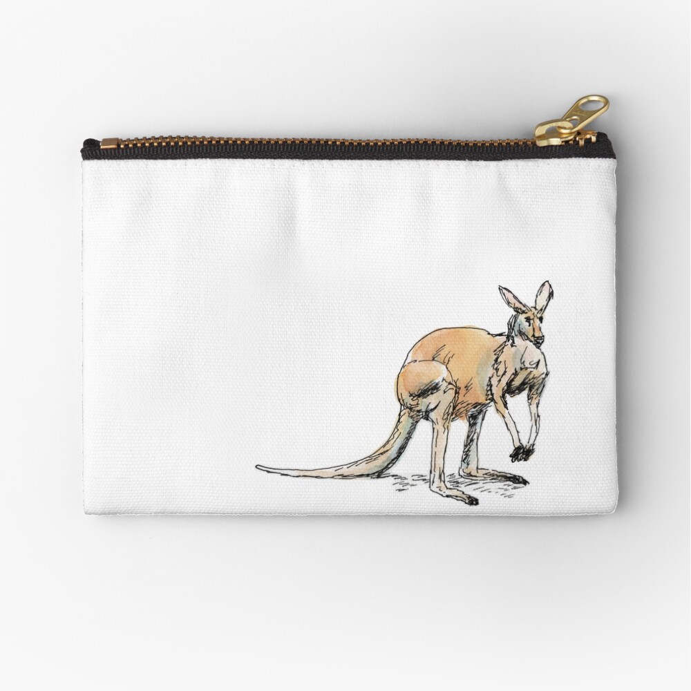 Kangaroo-in-waiting Zipper Pouch