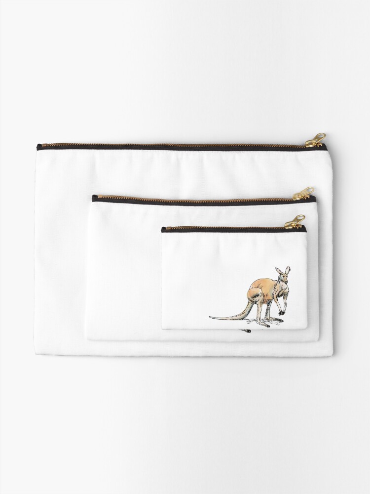 Thumbnail 2 of 4, Zipper Pouch, Kangaroo-in-waiting designed and sold by dmtab.