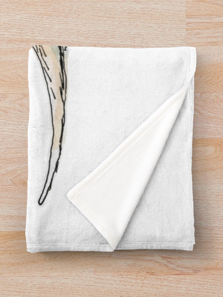Alternate view of Kangaroo-in-waiting Throw Blanket