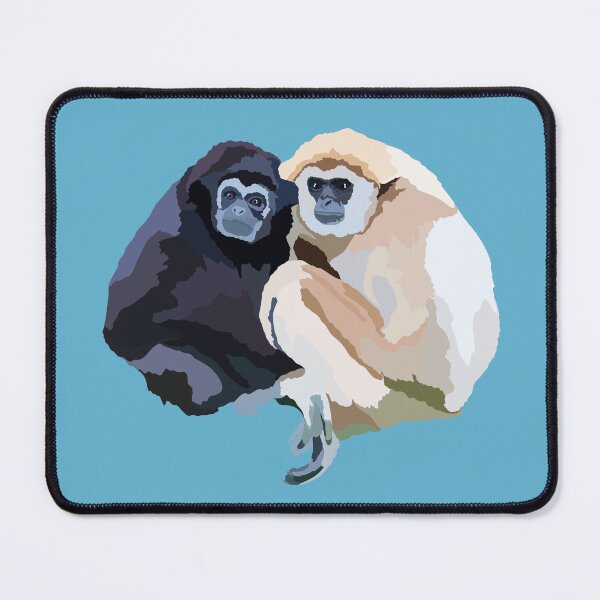 Artikel-Vorschau von H steht für Weißkopfgibbon, Weißkopfgibbon-Kunstwerk – Beeindruckende Primatenillustration und Wildtierdesign, designt und verkauft von PrettylittlepastelUk.