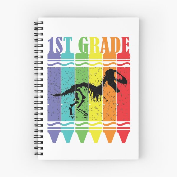 Item preview, FIRST GRADE DINOSAUR WITH RAINBOW PENCILS FOR CHILDREN designed and sold by DeliveryGeorge.