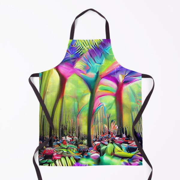 Item preview, psychedelic forest colorful trippy original art surreal designed and sold by Surrealarts727.