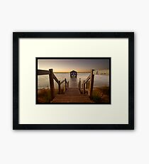 The Boatshed Framed Print