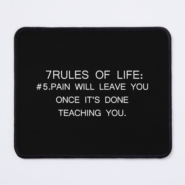 Item preview, 7RULES OF LIFE 5W designed and sold by Megaalinz.