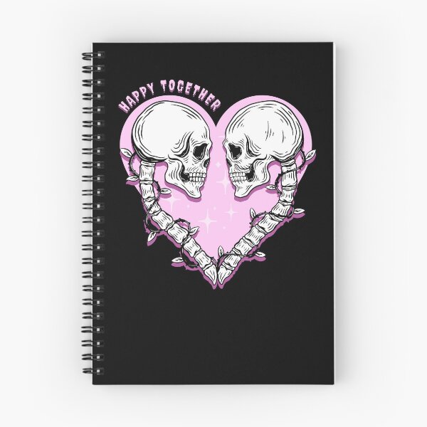 Item preview, Happy together- Creepy cute skeleton couple designed and sold by Anxatzi.