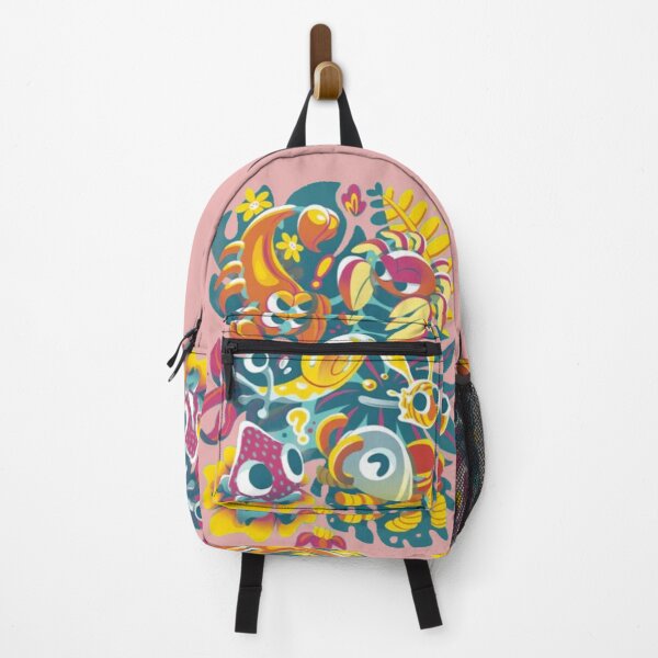 Item preview, Bugsnaks Creatures Bookbag Schoolbag Bugs Characters Pink designed and sold by MrsLittleBear.