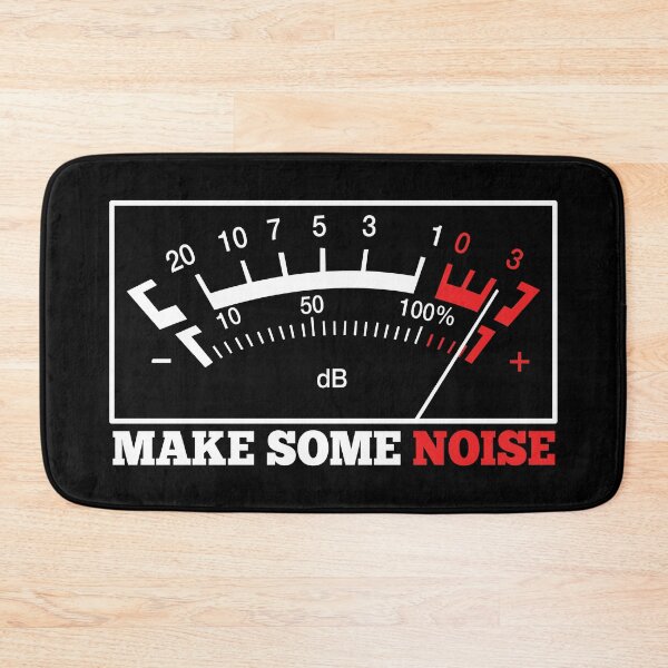 Item preview, Make Some Noise: Stereo dB Meter designed and sold by Happy Puppy Print On Demand.