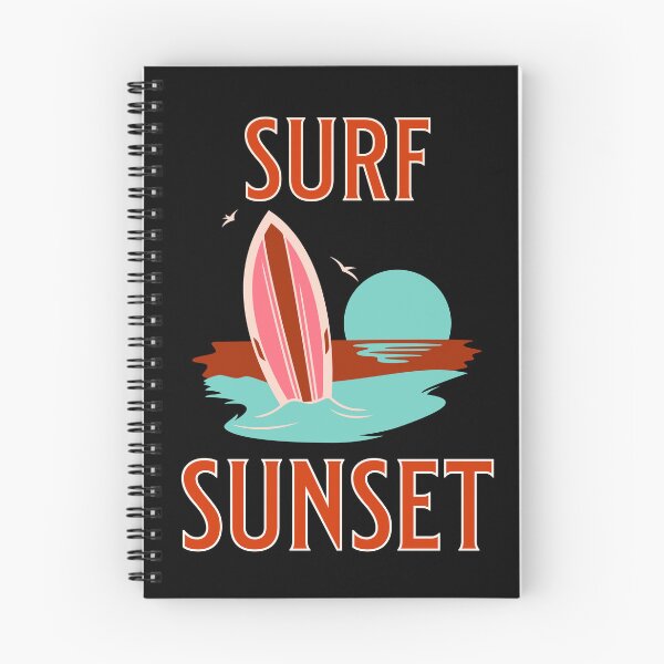 Item preview, Red Retro Surf Sunset designed and sold by ALesterDesign.