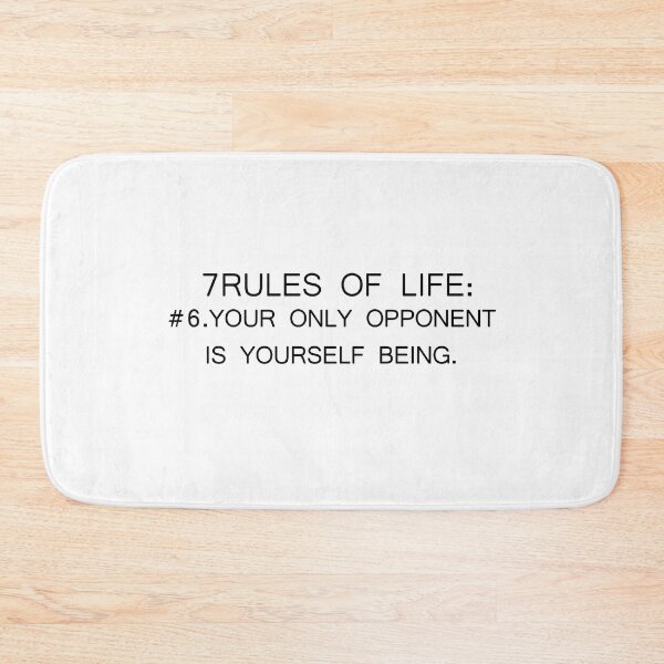 Item preview, 7RULES OF LIFE 6B designed and sold by Megaalinz.