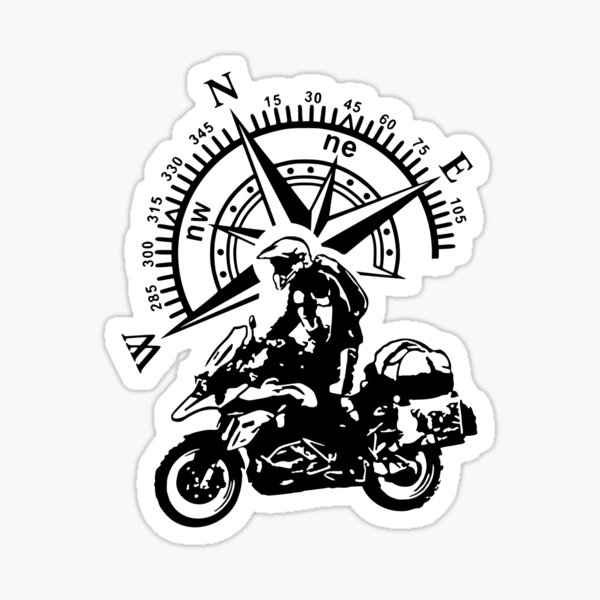 Item preview, Adventure 1200 GS Motorbike Funny Mountain Adventure 1250 GS Motorcycle Travel Compass  designed and sold by Vrabis.