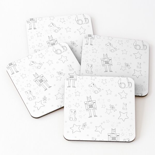 Item preview, COLOR ME! Toys and Stars Pattern designed and sold by LaurenPatrick.