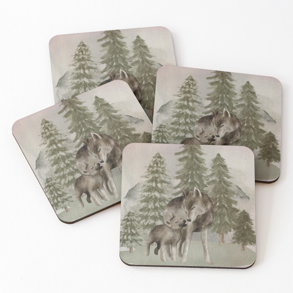 Item preview, Coasters (Set of 4) designed and sold by HappyLifeCreate.