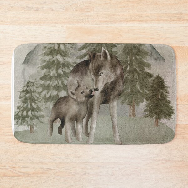 Item preview, Wolves in Forest  designed and sold by HappyLifeCreate.