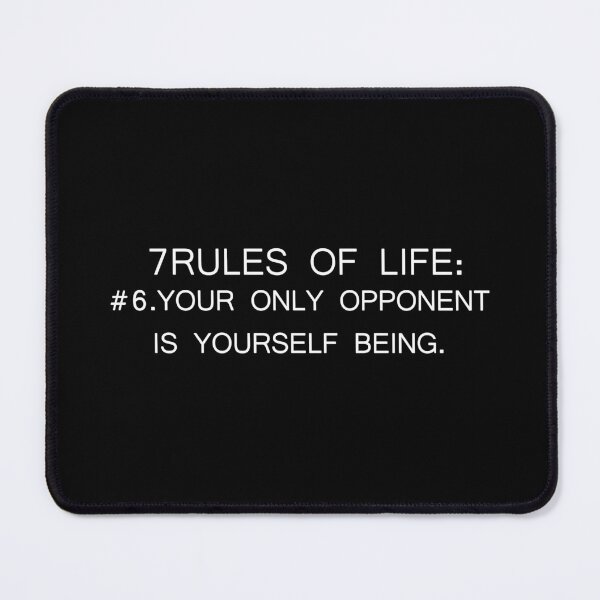 Item preview, 7RULES OF LIFE 6W designed and sold by Megaalinz.