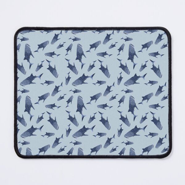 Item preview, WHALE SHARK PATTERN (LIGHT BLUE) designed and sold by BEATRIZ ABAITUA.