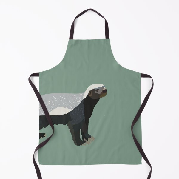 Item preview, H is for Honey Badger,Honey Badger Illustration – Fierce Wildlife Art for Animal and Nature Lovers designed and sold by PrettylittlepastelUk.