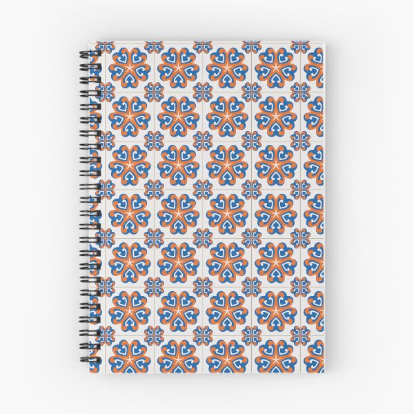 Item preview, Blue and red flower pattern designed and sold by arkantus.