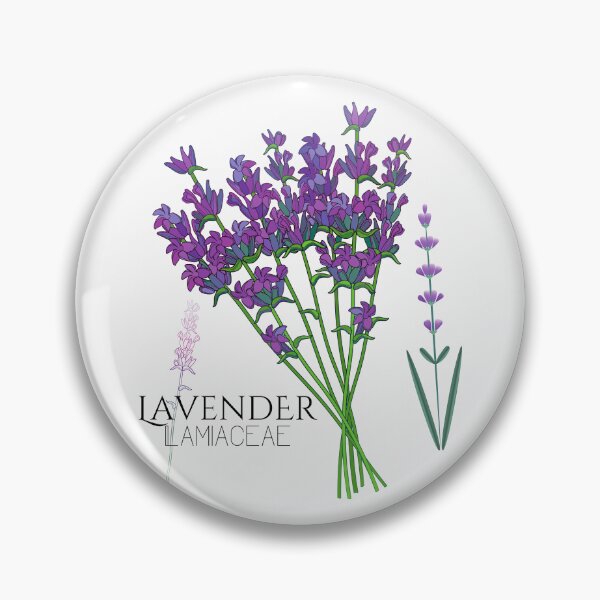 Item preview, Purple Lavender Colorful Illustration Design designed and sold by EarthArtDesigns.