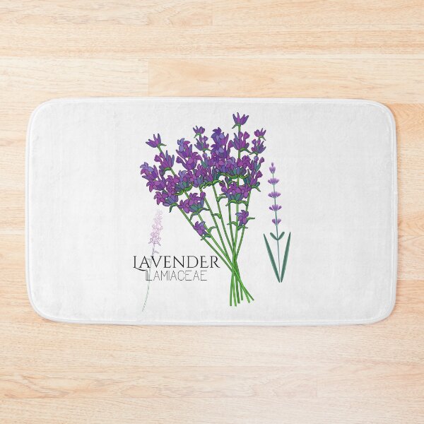 Item preview, Purple Lavender Colorful Illustration Design designed and sold by EarthArtDesigns.