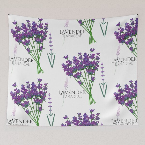 Item preview, Purple Lavender Colorful Illustration Design designed and sold by EarthArtDesigns.