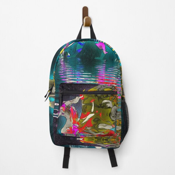Item preview, Dark rainbow dragon in water designed and sold by Laree Jones.