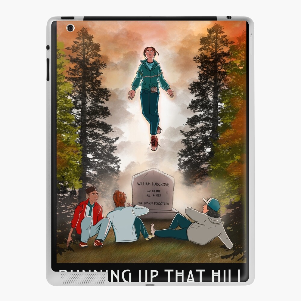 Stranger things Last season 4 Running up that hill iPad Case & Skin for  Sale by Neeyotic