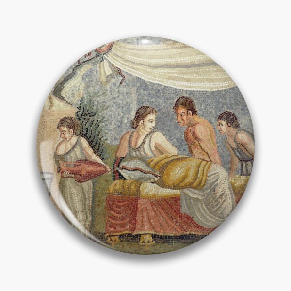 Item preview, Roman mosaic of a love scene designed and sold by The-Roman-Lady.
