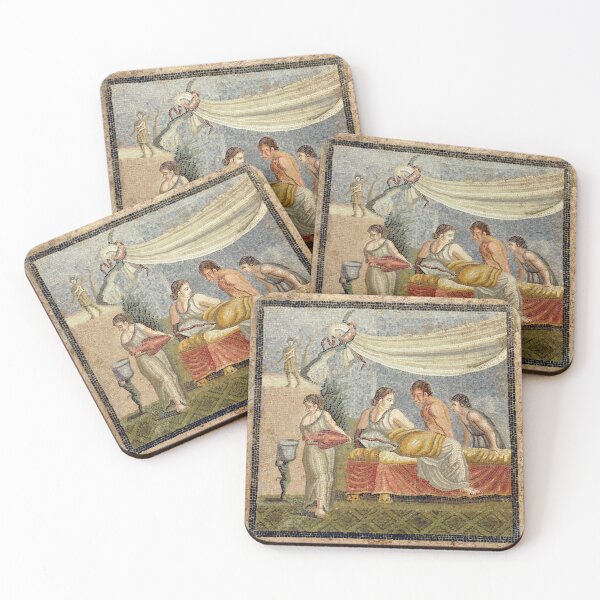 Item preview, Roman mosaic of a love scene designed and sold by The-Roman-Lady.