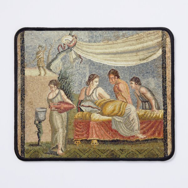 Item preview, Roman mosaic of a love scene designed and sold by The-Roman-Lady.