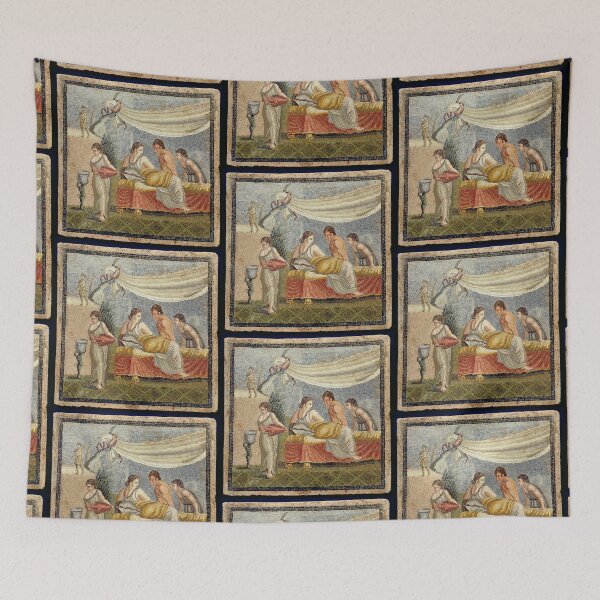 Item preview, Roman mosaic of a love scene designed and sold by The-Roman-Lady.
