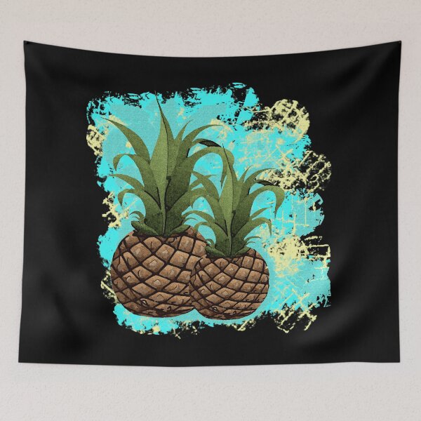 Item preview, Pineapple motif, great fruit graphics, popular kitchen decoration designed and sold by Kirei-Lily.