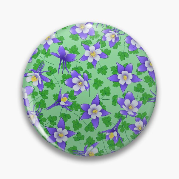Item preview, Rocky Mountain Columbine Pattern designed and sold by Zia Frazier.