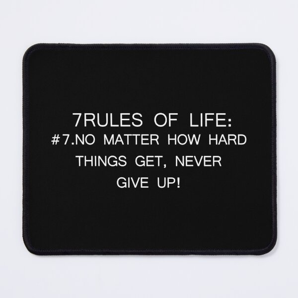 Item preview, 7RULES OF LIFE 7W designed and sold by Megaalinz.