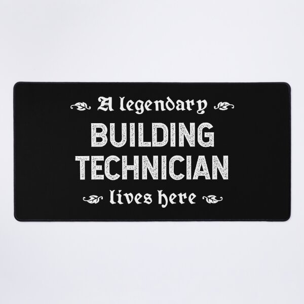 Item preview, A Legendary Building Technician Lives Here designed and sold by TimespunThreads.